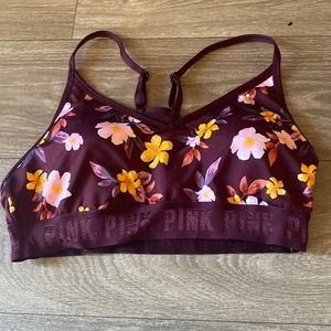 Pink Sports Bra